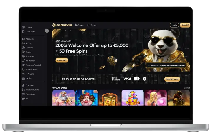 Available Payment Methods at Golden Panda Casino